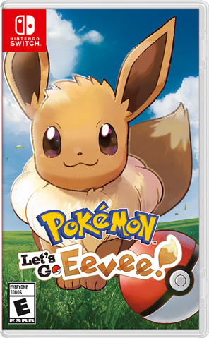 Коробка Pokémon: Let’s Go, Eevee! для Nintendo Switch с Иви на обложке